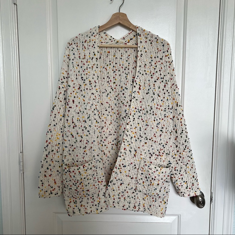 Rainbow Dot Cardigan